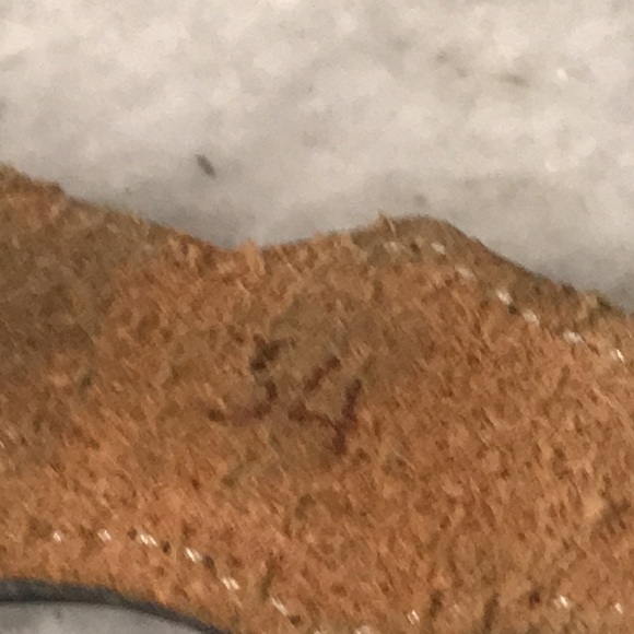 Vintage Western Belt Womens 34 Blue Woven Gold SilverTone Buckle Leather Cowgirl - Picture 8 of 13